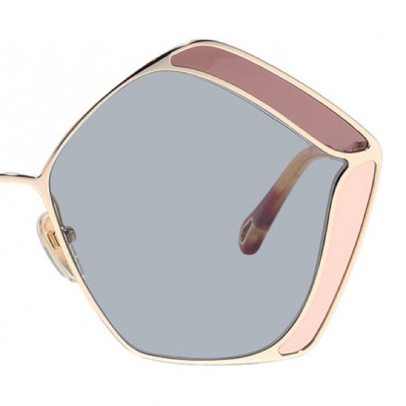 CHLOÉ
CH0026S GOLD GREY OVERSIZED SUNGLASSES - Picture 8 of 8